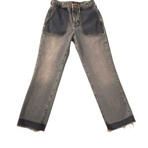 Boden Women’s Straight Raw Cuff Denim Jeans